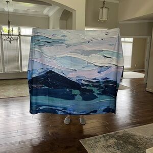 Society 6 Mountain painting tapestry